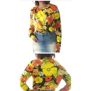 Zara Floral Top Long sleeve S adorable